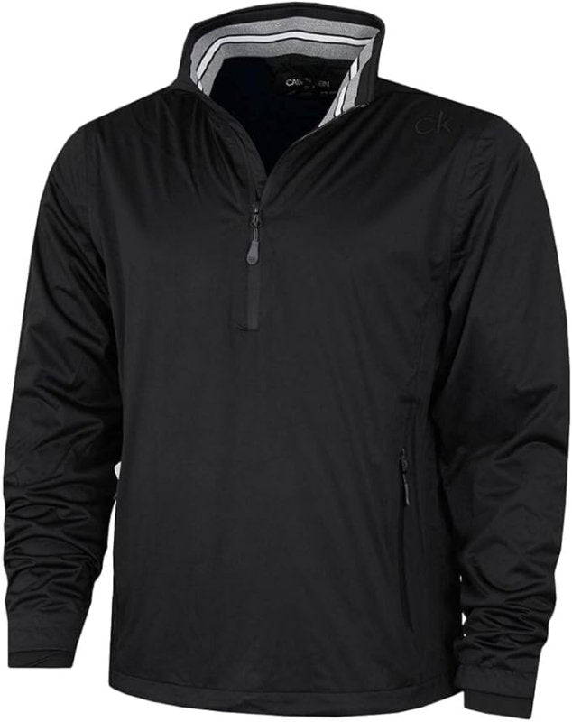 Calvin Klein Mens 2024 Waterproof Half Zip Stretch Golf Jacket - Track Jackets - British D'sire Main image
