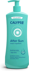 Calypso After Sun With Insect Repellent | Soothing Moisturizing Lotion with Aloe Vera | Immediate Cooling and Soothing Sensation | 2 Packs of 500ml each. Included Jaspem Shopping List - British D'sire
