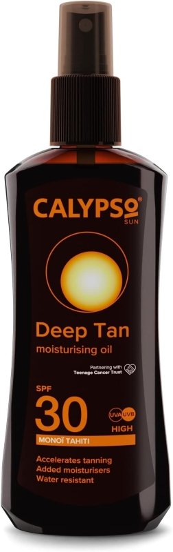 Calypso Deep Tanning Monoi Tahiti Oil Spray with SPF30, 200 ml, CALT30MON - British D'sire Main image