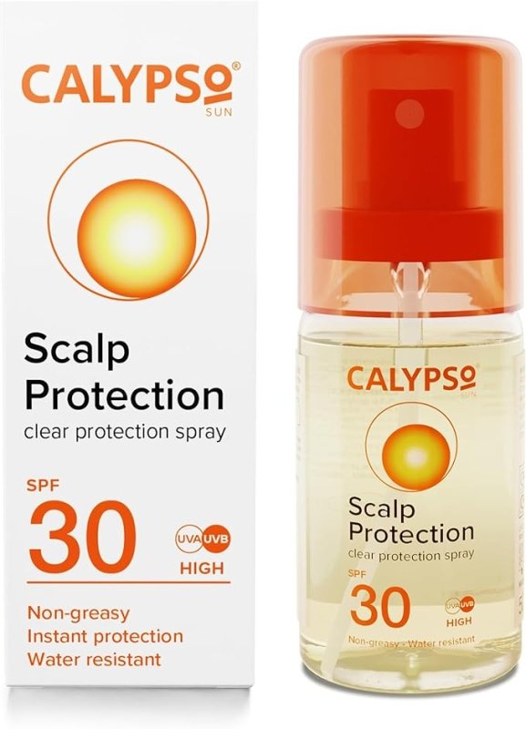 Calypso Hair & Scalp Protection Spray SPF30 Non Greasy High Protection UVA and UVB, 50ml - British D'sire Main image