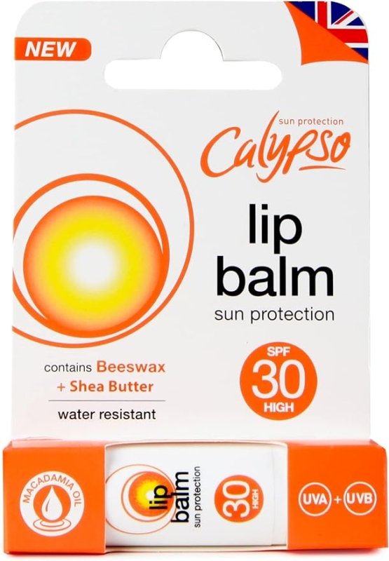 Calypso UVA/UVB Sun Protection Lip Balm SPF30 HIGH 4.3 gm (Pack of 2) - British D'sire Main image