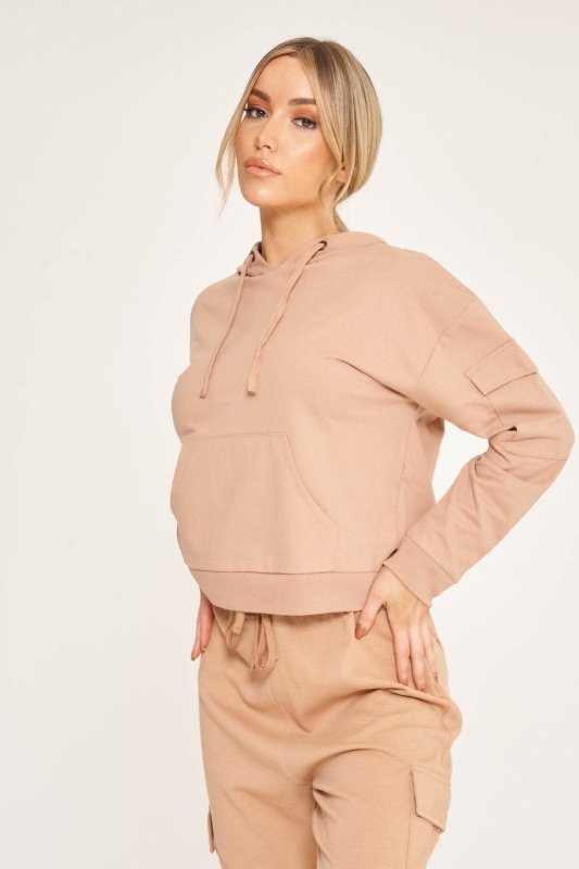 Camel Sweat Hoodies - Sweatshirts - British D'sire