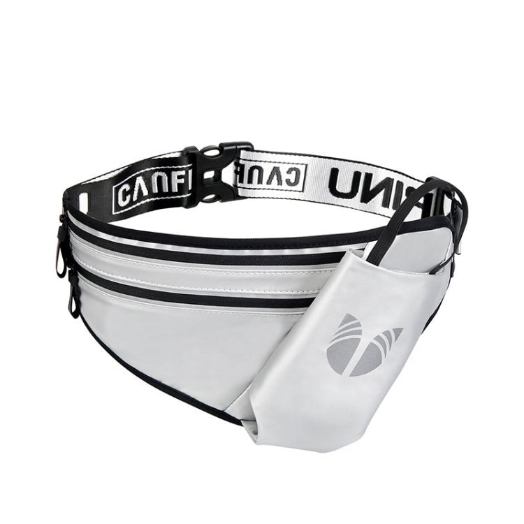 CAN FLY YIPINU Outdoor Fitness Water Bottle Mobile Phone Storage Waist Bag(Silver) - British D'sire Main image
