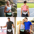 CAN FLY YIPINU Outdoor Fitness Water Bottle Mobile Phone Storage Waist Bag(Silver) - British D'sire