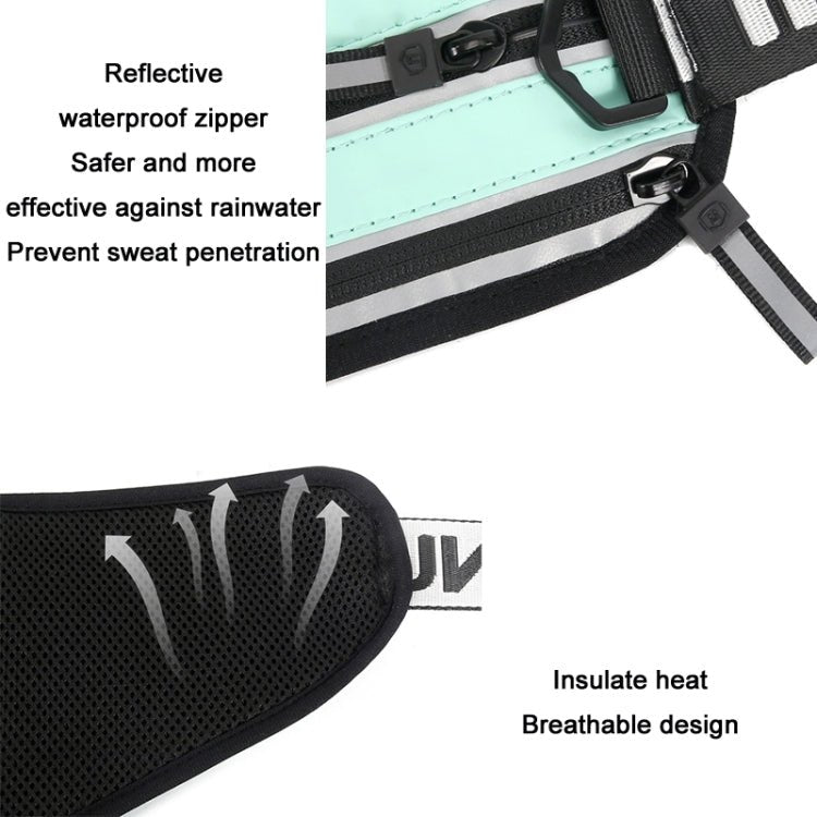 CAN FLY YIPINU Outdoor Fitness Water Bottle Mobile Phone Storage Waist Bag(Silver) - British D'sire