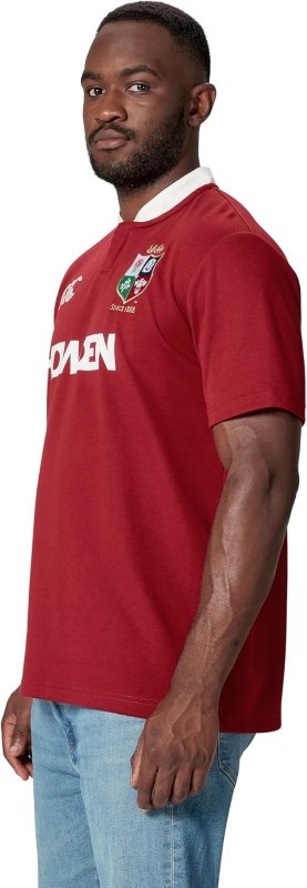 Canterbury Mens British and Irish Lions Classic Shirt 2024 Replica Short Sleeve T-Shirt - Training Shirts - British D'sire