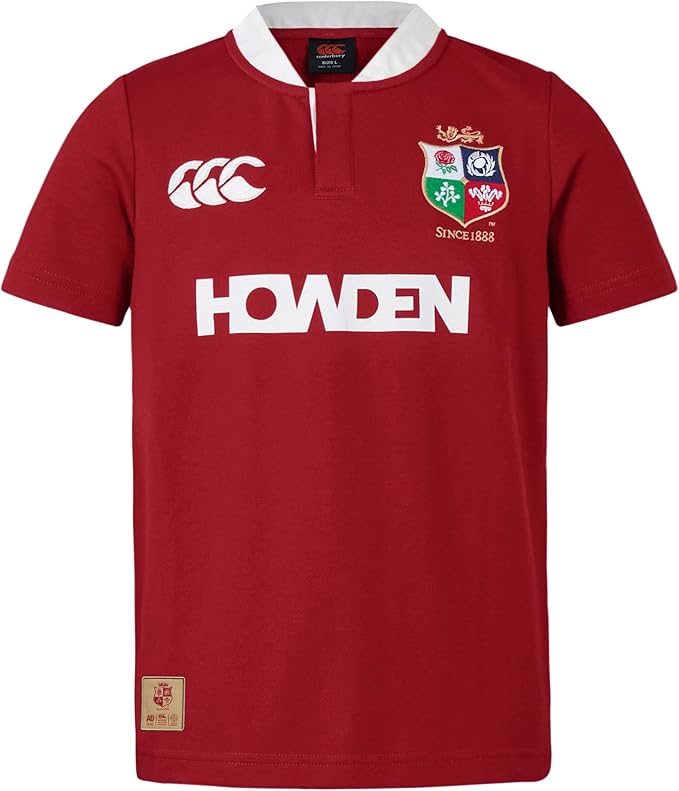 Canterbury Mens British and Irish Lions Classic Shirt 2024 Replica Short Sleeve T-Shirt - Training Shirts - British D'sire