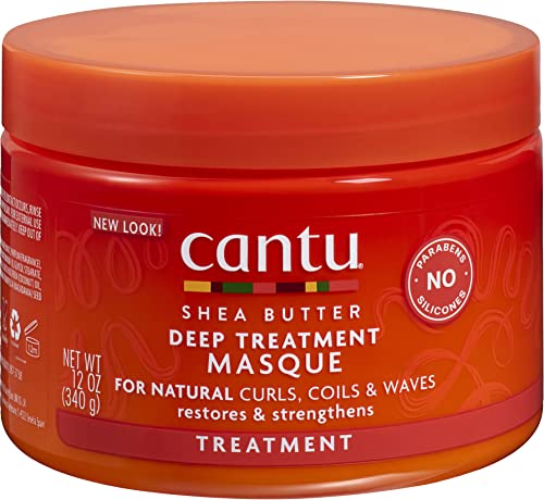 CANTU Natural Deep Treatment Masque, Shea Butter 340 g, Ivory/Black-Gum, 1 Count, (Pack of 1) (packaging may vary) - Haircare - British D'sire Main image