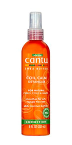 CANTU, Shea Butter for Natural Hair Coil Calm Detangler, 237ml (packaging may vary) - Hair Oil - British D'sire
