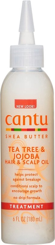 Cantu Shea Butter Tea Tree & Jojoba Hair & Scalp Oil 180 ml (packaging may vary) - Hair Oil - British D'sire Main image
