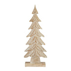 Carved Wood Christmas Tree Home Decor Ornament Decoration - Christmas Decor - British D'sire