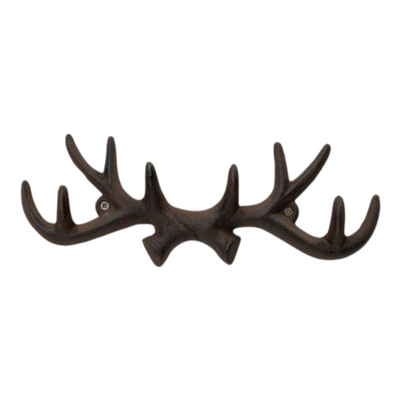 Cast Iron Antler Coat Hook 31.5X3.5X11.5cm - Coat Hook - British D'sire