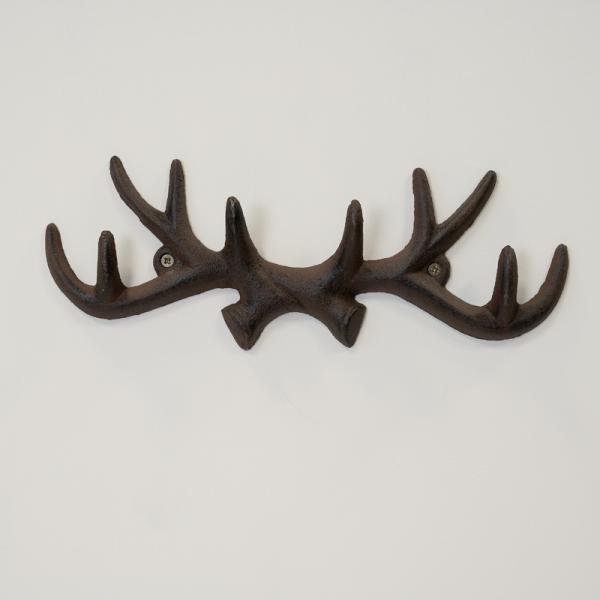 Cast Iron Antler Coat Hook 31.5X3.5X11.5cm - Coat Hook - British D'sire