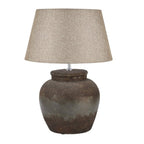 Castello Aged Stone Ceramic Table Lamp - Lamps - British D'sire