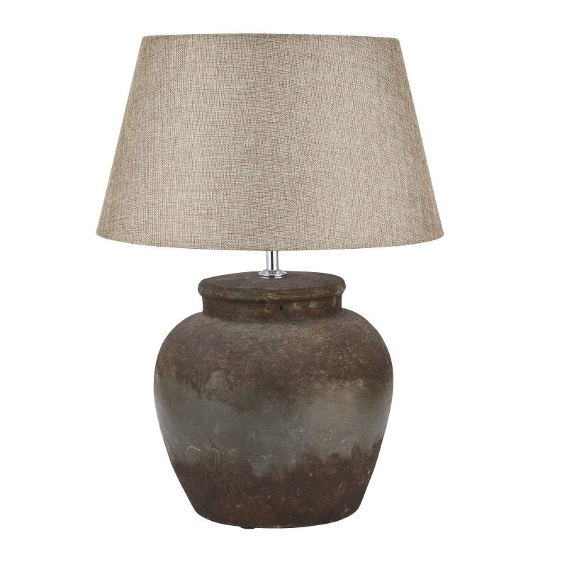 Castello Aged Stone Ceramic Table Lamp - Lamps - British D'sire