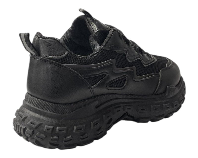 Casual Chunky Sole Lace Up Trainers - Trainers - British D'sire