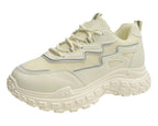 Casual Chunky Sole Lace Up Trainers - Trainers - British D'sire