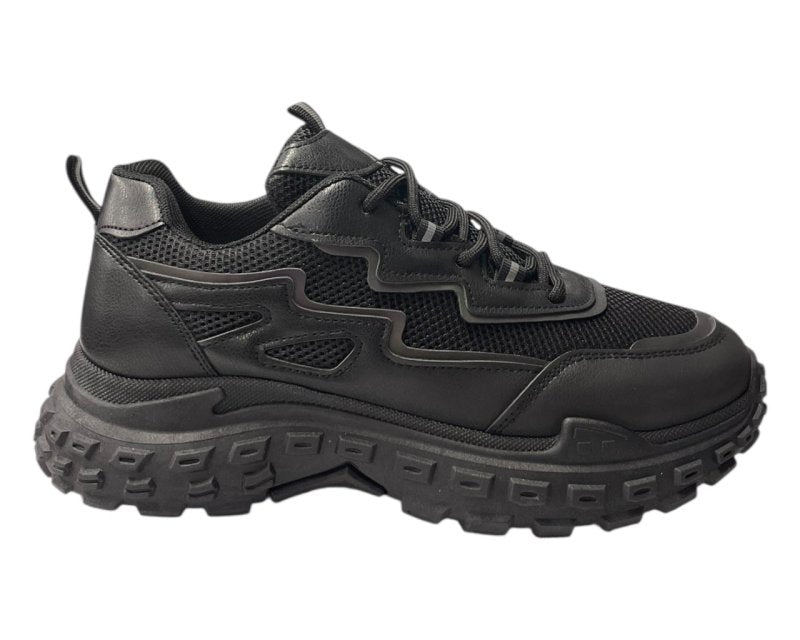 Casual Chunky Sole Lace Up Trainers - Trainers - British D'sire