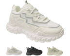 Casual Chunky Sole Lace Up Trainers - Trainers - British D'sire