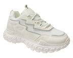 Casual Chunky Sole Lace Up Trainers - Trainers - British D'sire