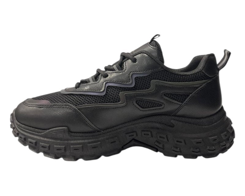 Casual Chunky Sole Lace Up Trainers - Trainers - British D'sire