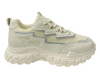 Casual Chunky Sole Lace Up Trainers - Trainers - British D'sire