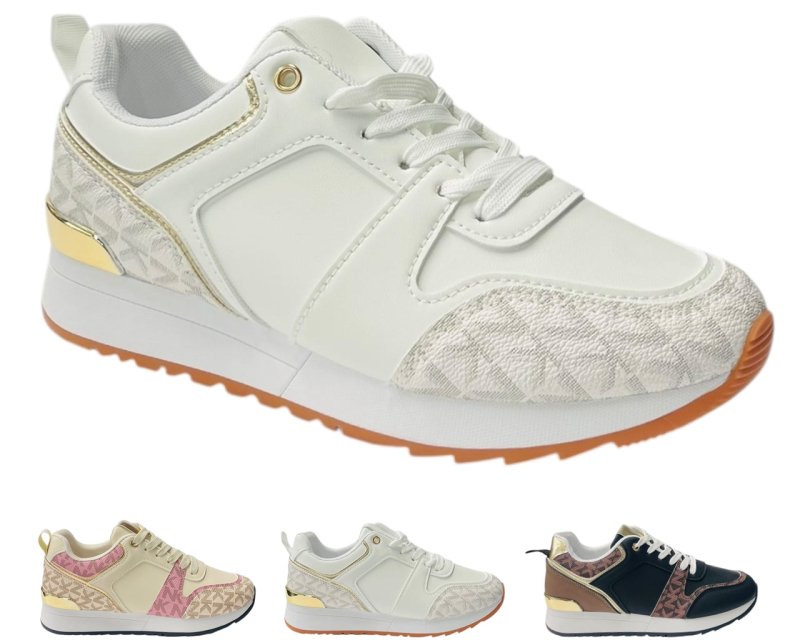 Casual Comfy Lace Up Trainers - Trainers - British D'sire Main image