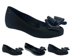 Casual Flat Bow Jelly Shoes - Flats - British D'sire