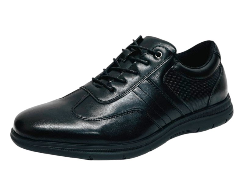 Casual Lace Up Faux Leather Shoes - Shoes - British D'sire