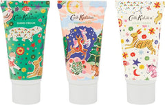 Cath Kidston Christmas Legends - Hand Cream Trio - Set of 3 x 30ml Tubes, Keeps Your Hands Soft and Smooth - Bath & Body Gift Sets - British D'sire