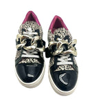 Cello - Cheetah black - fuchsia sneaker - Sneaker - British D'sire