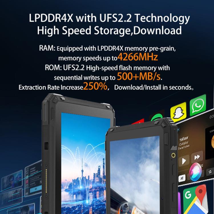 CENAVA A88ST IP68 Rugged Tablet PC, 4GB+64GB, 8 inch Android 11 MTK6771 Octa Core, 4G Network, EU Plug - British D'sire