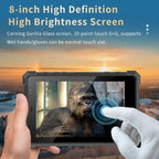 CENAVA W80Y IP68 Rugged Tablet PC, 8GB+128GB, 8 inch Windows 11 Intel Core i5 - 10210Y Quad Core, EU Plug - British D'sire
