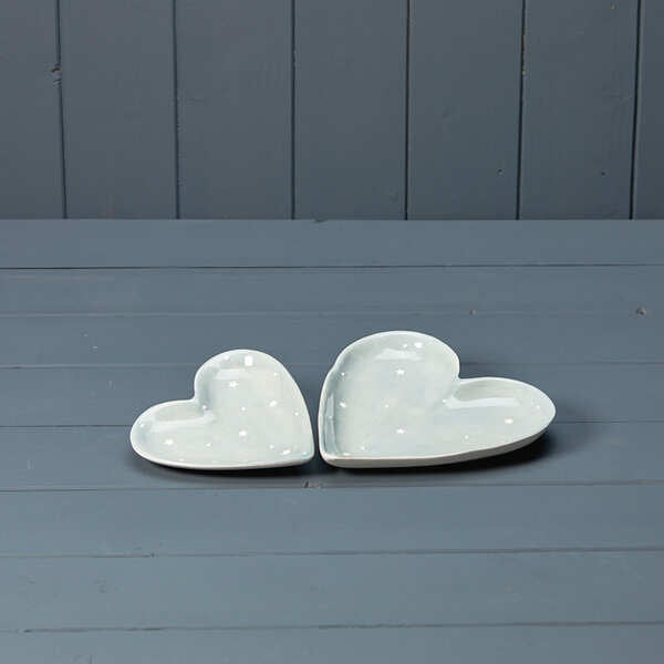 Ceramic heart dish 16.5x16x2.2cm - Home Decor - British D'sire