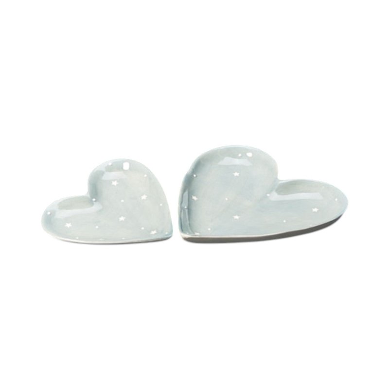 Ceramic heart dish 16.5x16x2.2cm - Home Decor - British D'sire Main image