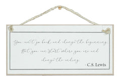 Change the ending...C.S.Lewis - HOME SIGNS - British D'sire