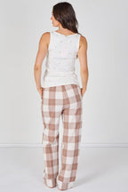 Check Pyjama Set – Soft, Breathable & Comfortable Sleepwear - Loungewear - British D'sire