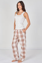 Check Pyjama Set – Soft, Breathable & Comfortable Sleepwear - Loungewear - British D'sire
