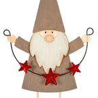 Cheeky Metal Elf with Star Garland - Christmas Decor - British D'sire