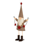 Cheeky Metal Elf with Star Garland - Christmas Decor - British D'sire
