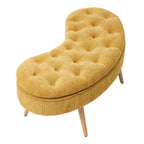 Chenille Upholstered Button Tufted Storage Ottoman Bench - Bench - British D'sire