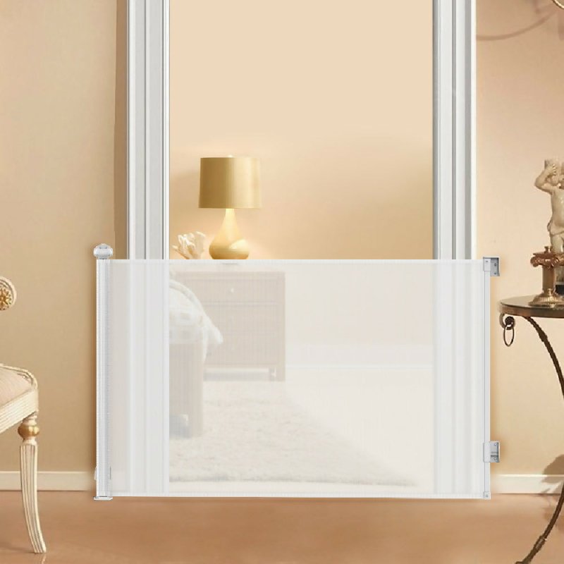 Child Safety Protection Door, Pet Retractable Safety Fence Isolation Door - Safety Gate - British D'sire