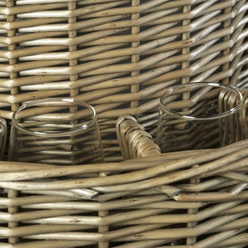Chilled Drinks Picnic Basket - Drinks Baskets - British D'sire