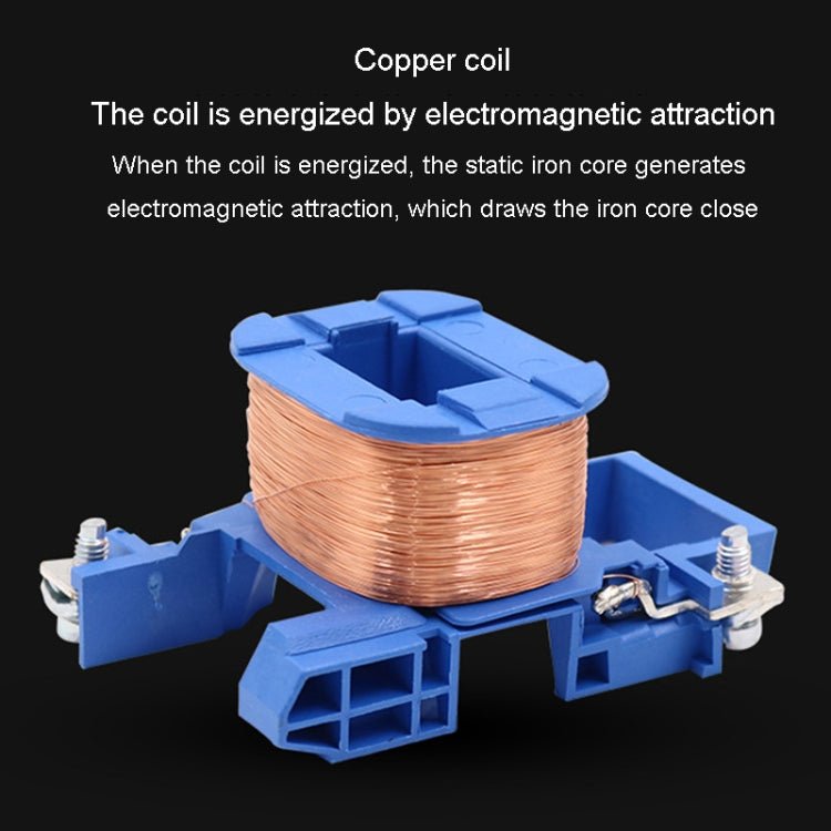 CHNT CJX2 - 1210 12A 220V Silver Alloy Contacts Multi - Purpose Single - Phase AC Contactor - British D'sire