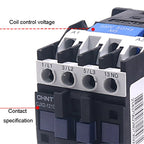 CHNT CJX2 - 2501 25A 220V Silver Alloy Contacts Multi - Purpose Single - Phase AC Contactor - British D'sire