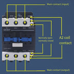 CHNT CJX2 - 5011 50A 220V Silver Alloy Contacts Multi - Purpose Single - Phase AC Contactor - British D'sire