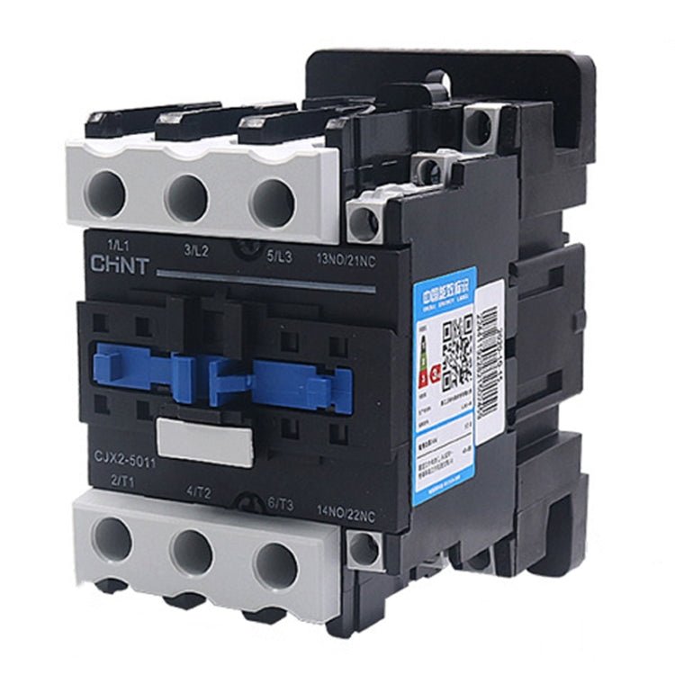 CHNT CJX2 - 5011 50A 220V Silver Alloy Contacts Multi - Purpose Single - Phase AC Contactor - British D'sire