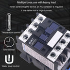 CHNT CJX2 - 8011 80A 220V Silver Alloy Contacts Multi - Purpose Single - Phase AC Contactor - British D'sire