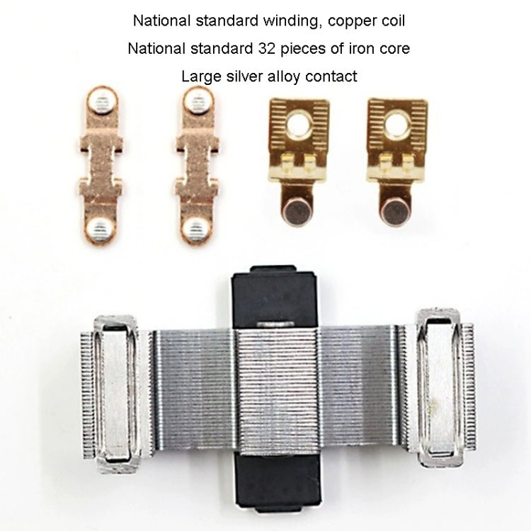 CHNT CJX2 - 8011 80A 220V Silver Alloy Contacts Multi - Purpose Single - Phase AC Contactor - British D'sire