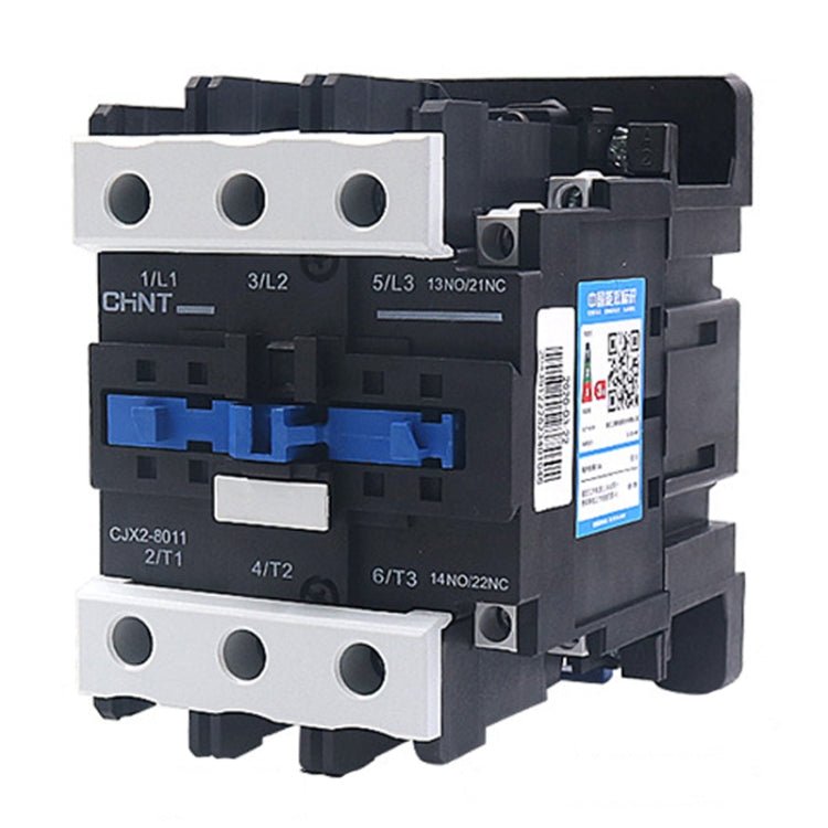 CHNT CJX2 - 8011 80A 220V Silver Alloy Contacts Multi - Purpose Single - Phase AC Contactor - British D'sire